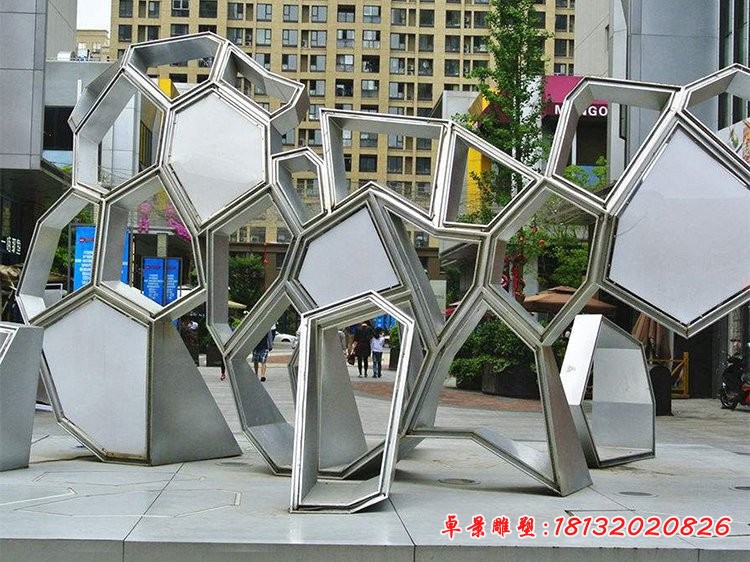 不锈钢抽象蜂巢
