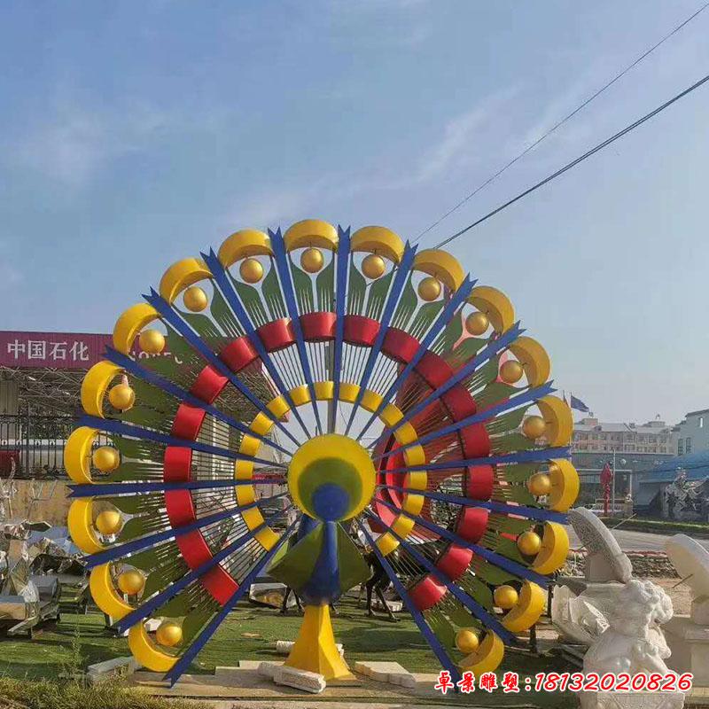 不锈钢园林大型孔雀