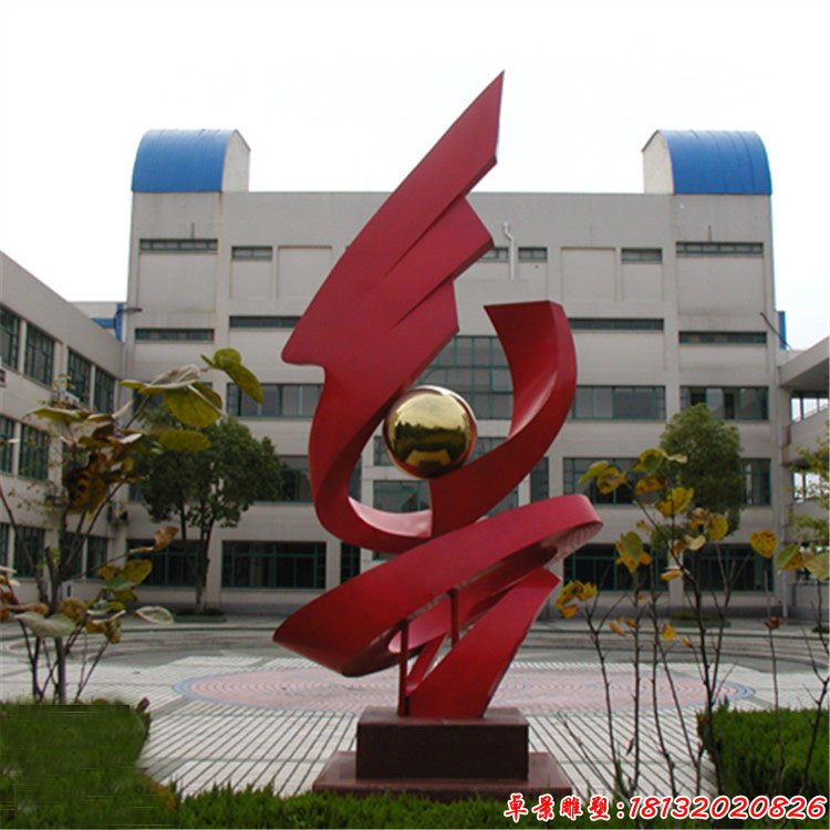 校园不锈钢希望雕塑，不锈钢抽象雕塑