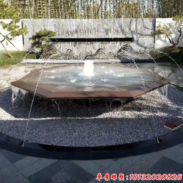 不锈钢假山造型雕塑