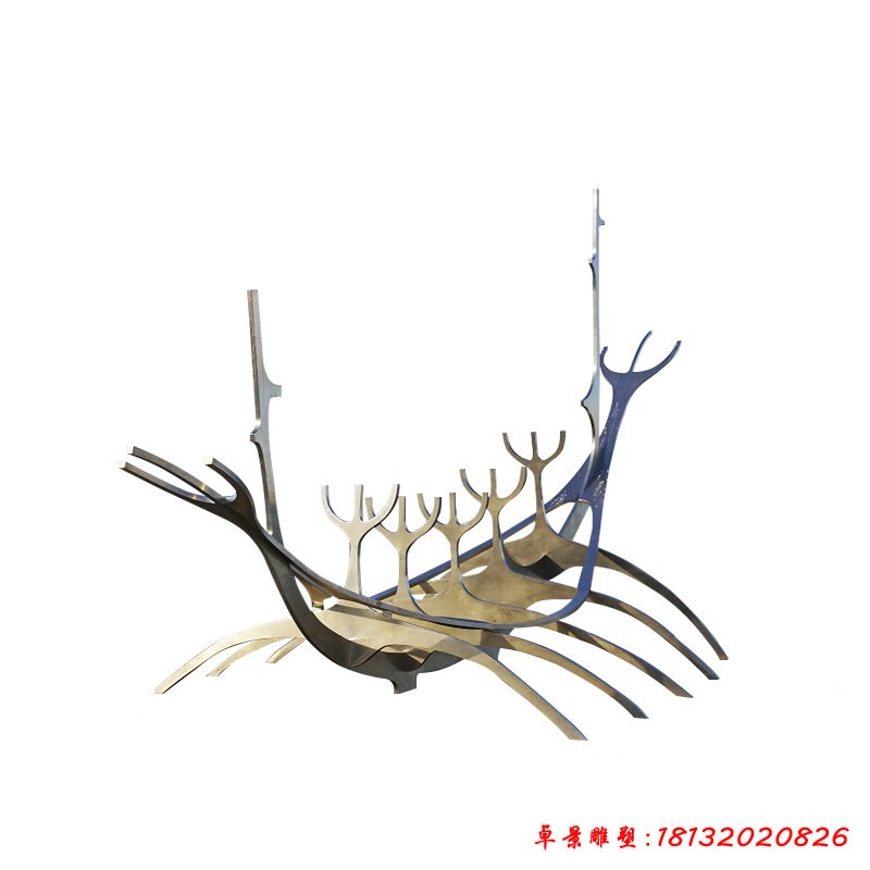 创意抽象条形组合造型景观雕塑，不锈钢雕塑