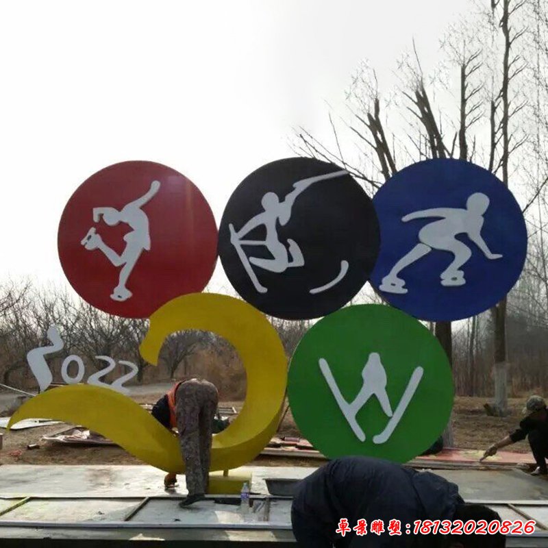 不锈钢广场雕塑，运动广场摆放雕塑