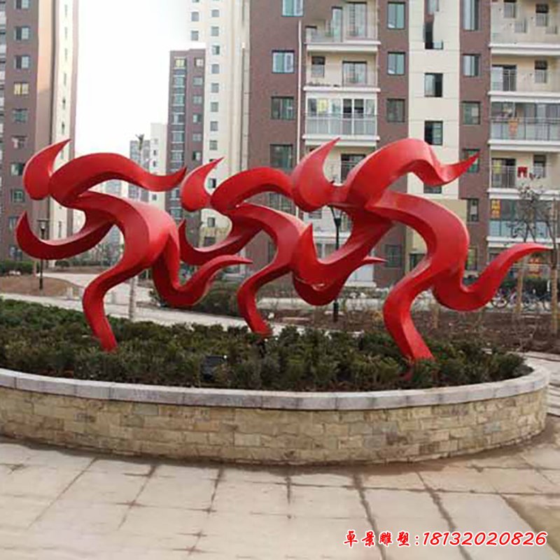 不锈钢运动人物雕塑，不锈钢校园雕塑