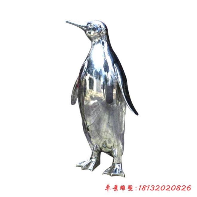 企鹅不锈钢雕塑