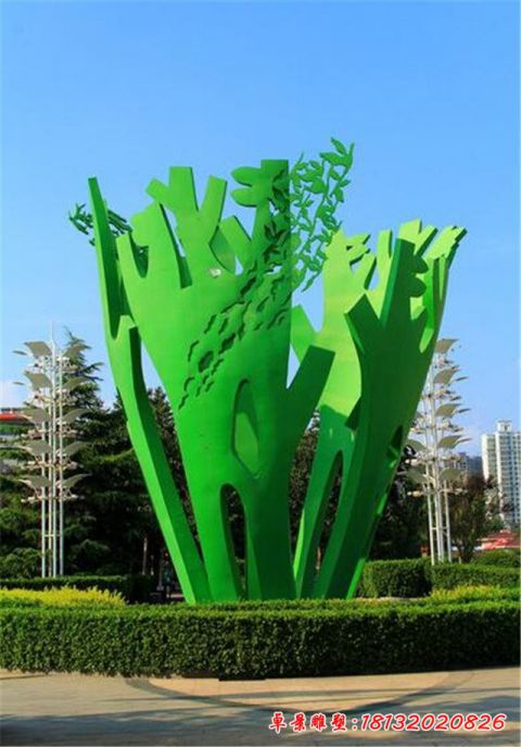城市大型抽象植物