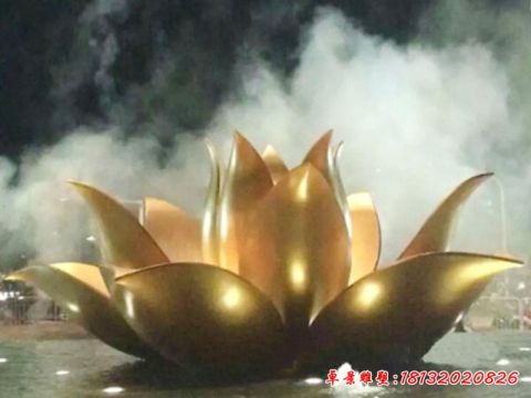 广场莲花喷泉