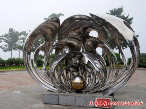 公园镜面珍珠贝壳