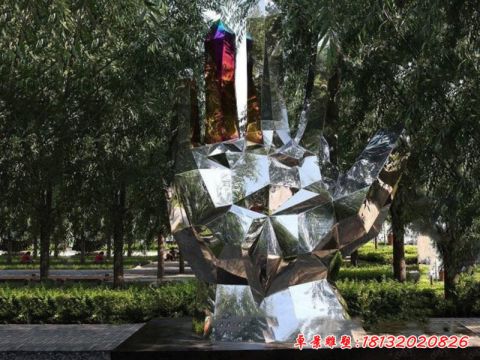 抽象几何手掌
