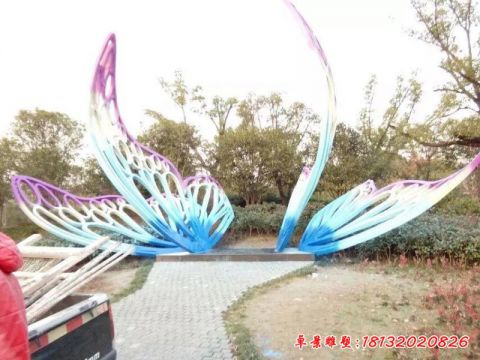 彩色抽象蝴蝶