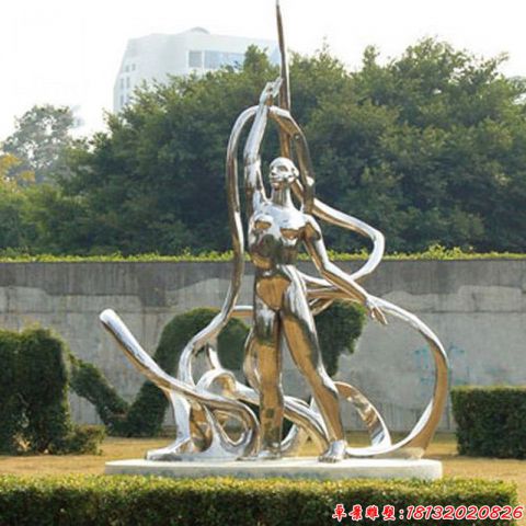 练习艺术体操女孩