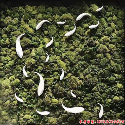 镜面电镀鱼群