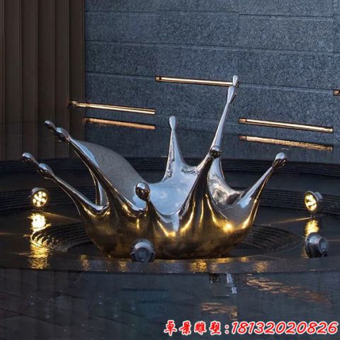 抽象艺术水花
