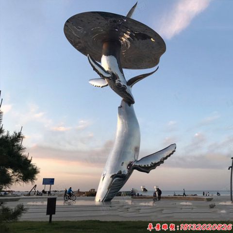 园林镜面鲸鱼