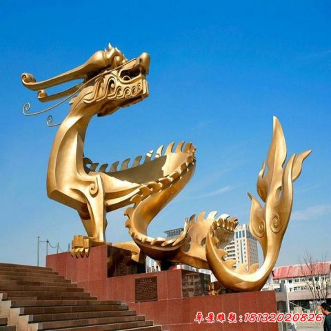 城市抽象龙景观