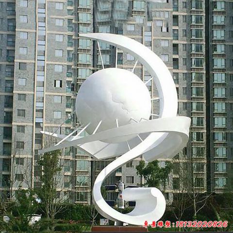 广场抽象太阳景观