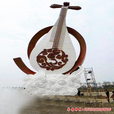 公园大提琴景观