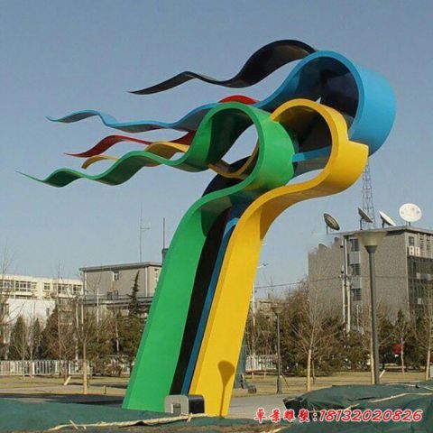 城市彩带景观