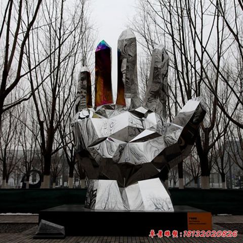 几何手掌镜面